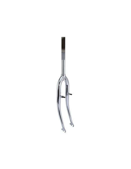 26 M.T.B Steel Fork 1 Inch Threaded W/Pivot Chrome.